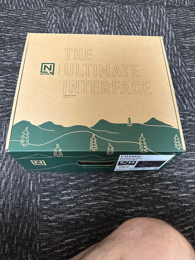 未使用　NITRO COSMIC ビンディング ブラック S/M