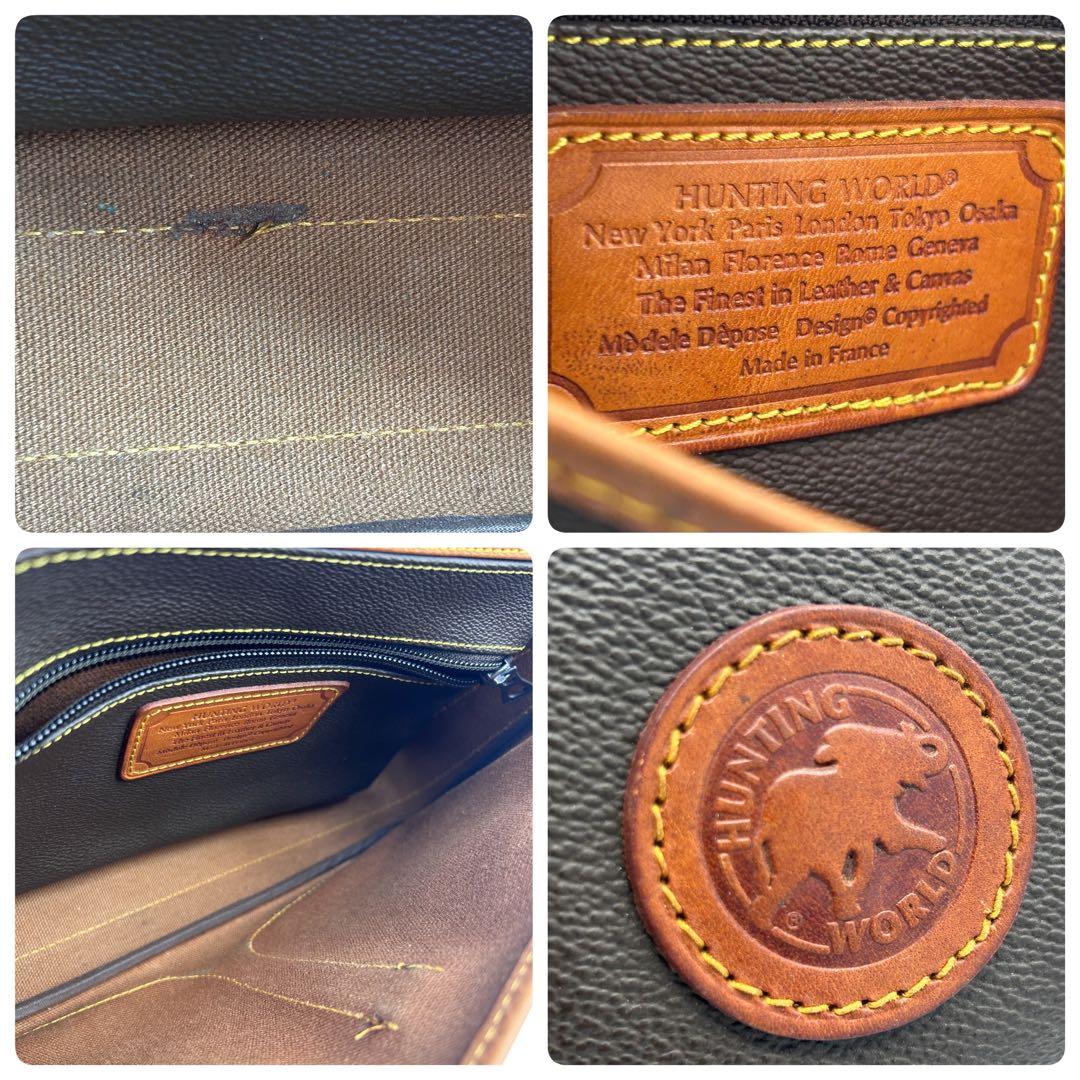 A792 ハンティングワールド メッセンジャーバッグ ショルダーバッグ PVC
