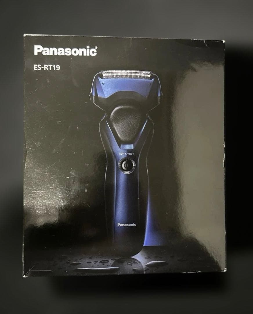 パナソニック メンズシェーバー 3枚刃 お風呂剃り可 青 ES-RT19