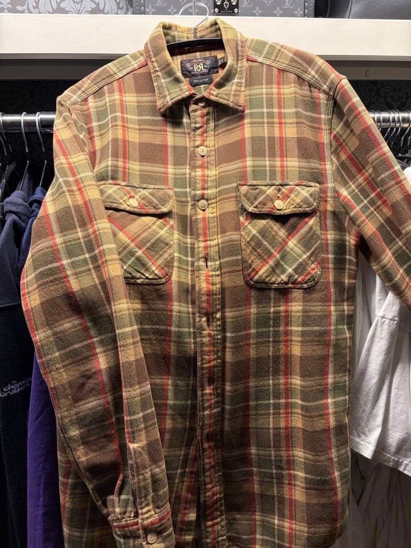 RRL ダブルアールエル ラルフローレン 最高級ライン 厚手 長袖 ヴィンテージ
