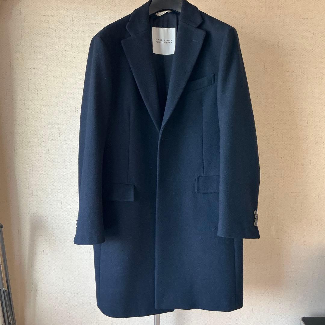 MACKINTOSH PHILOSOPHY ネイビー チェスターフィールドコート