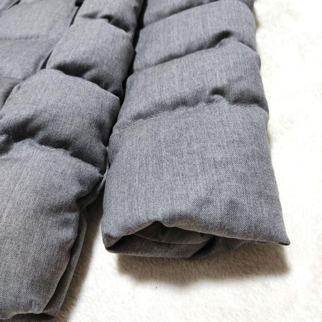 美品✨タトラス　セラミカ　ダウンコート　ウール　ファー　グレー
