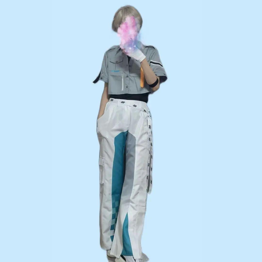 甲斐田晴 オバフロ コスプレ衣装 ウィッグ付き