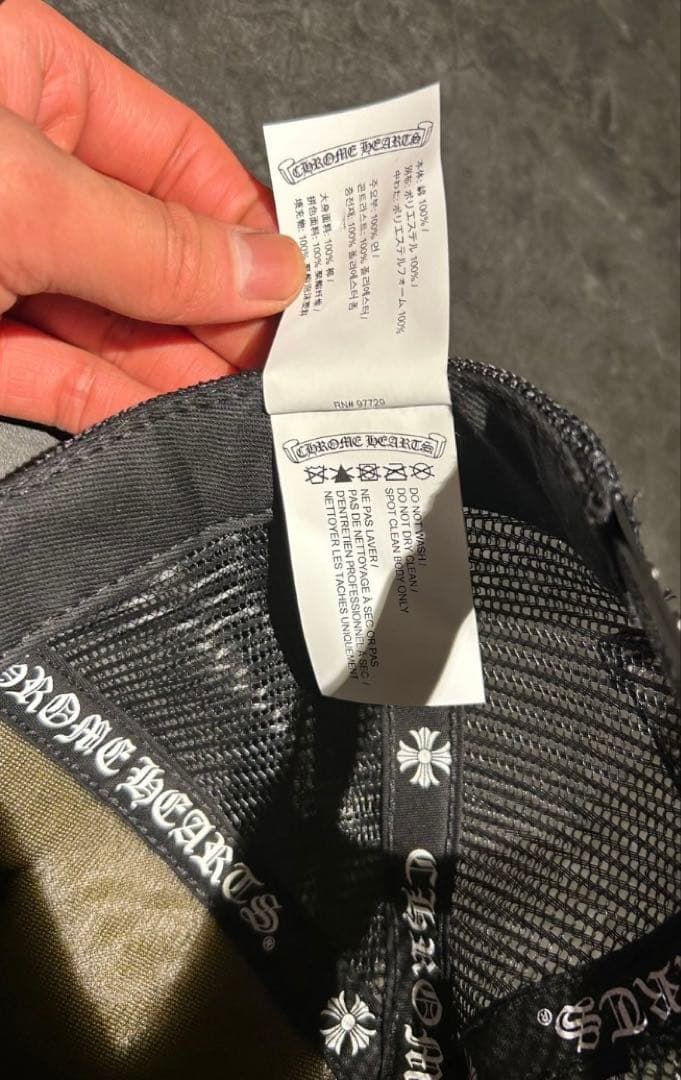 CHROME HEARTS キャップ 黒