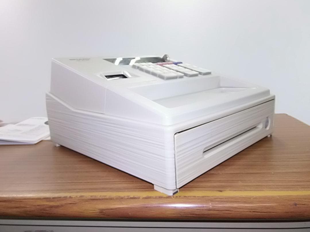 白217設定無料横型領収証シャープ８部門インボイスレジスターXE-A147