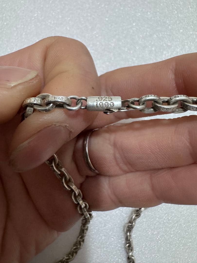 クロムハーツ　ペーパーチェーンネックレス　20inch