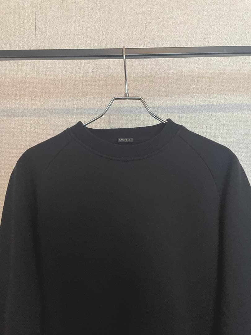 COMOLI 26SS コットン裏毛 クルーネック サイズ2