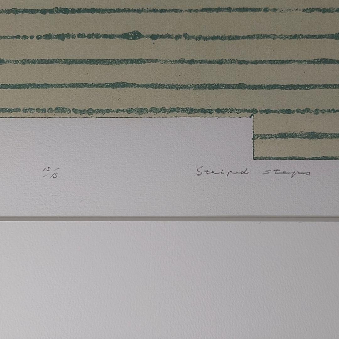 黒木周「Striped Steps」クロスグラフ？2007年 IDEE取扱版画家