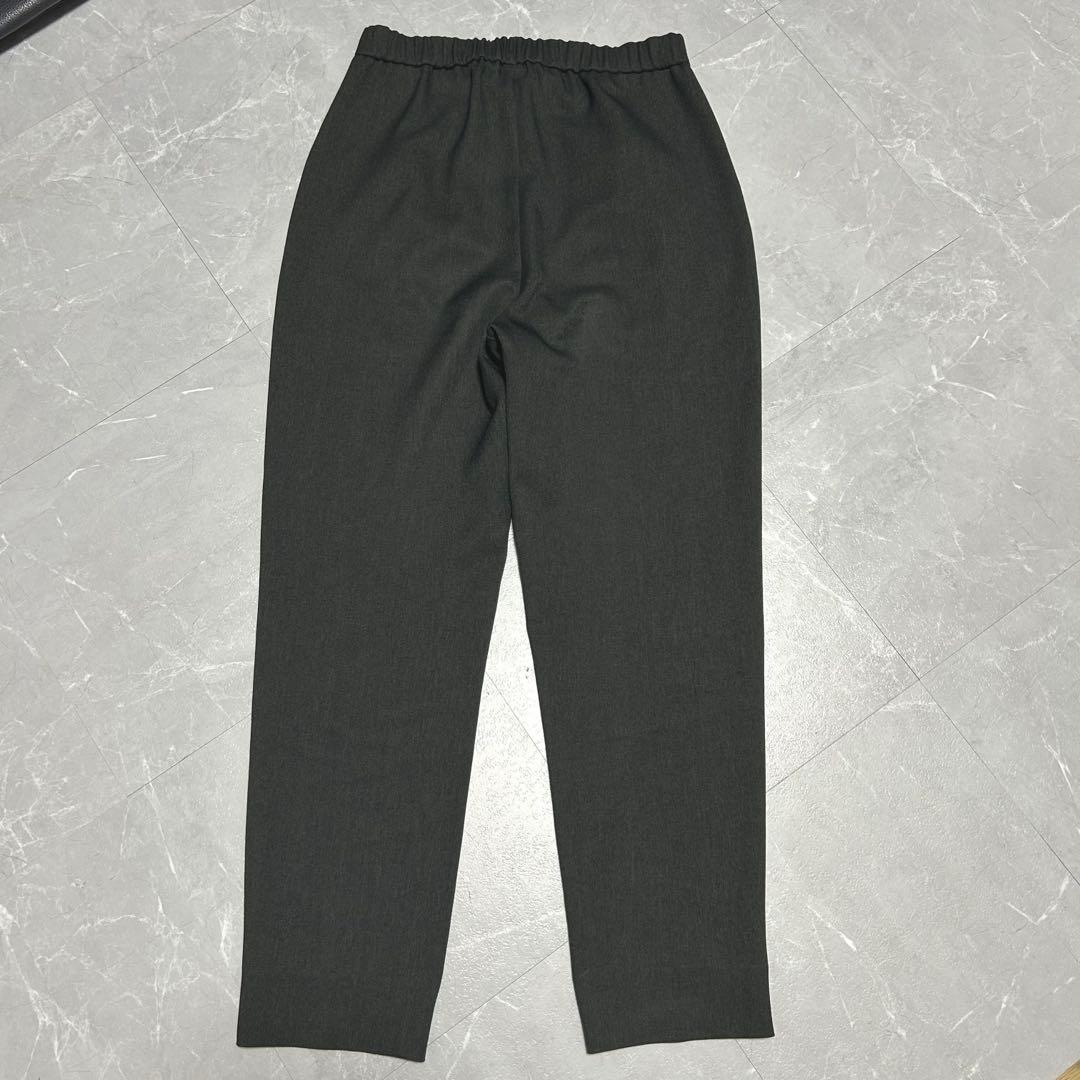 【スーツセレクト】レディース パンツ スーツ セットアップ ノーカラー 4S