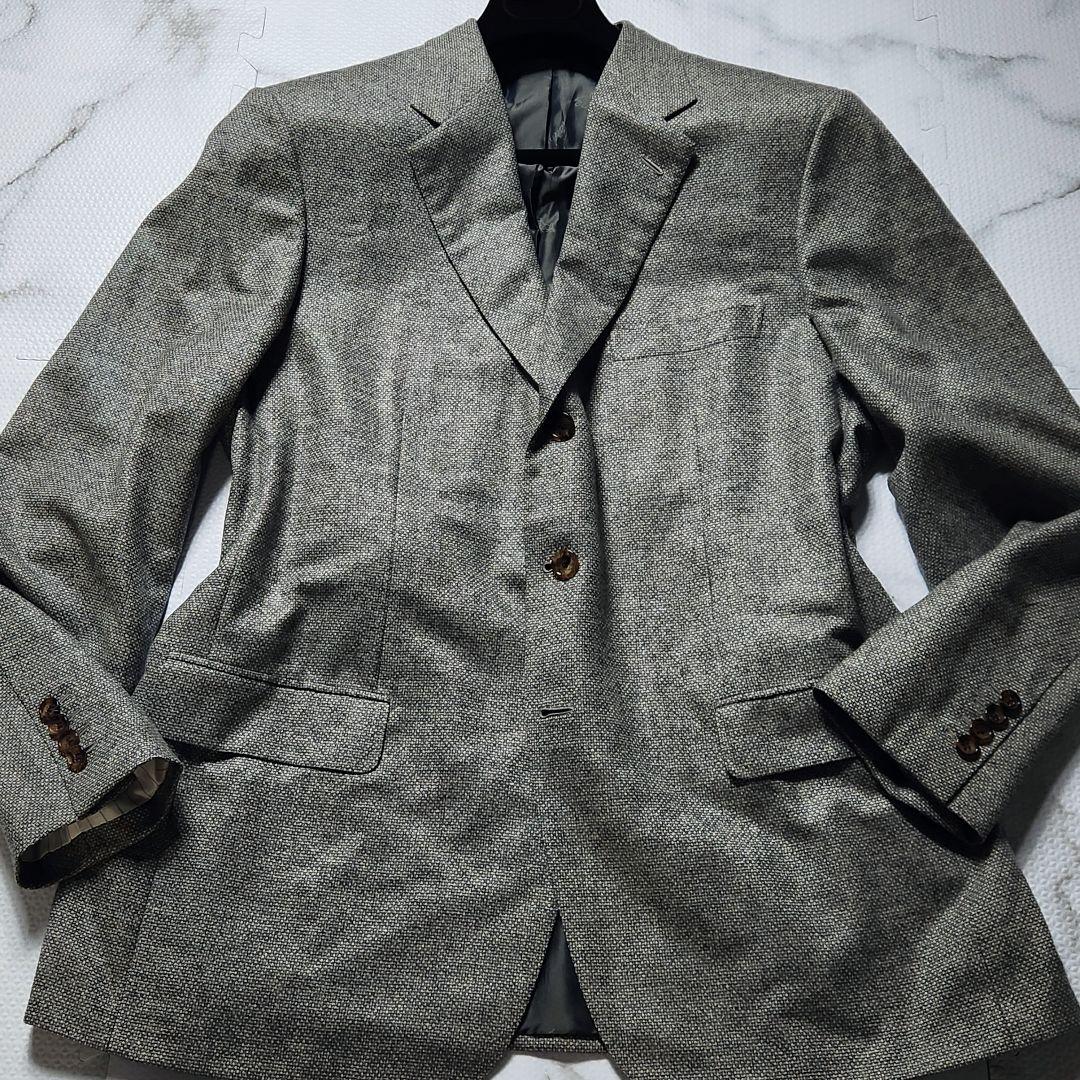 極美品✨XXXL相当 ブリオーニ テーラードジャケット 最高級 カシミヤ シルク