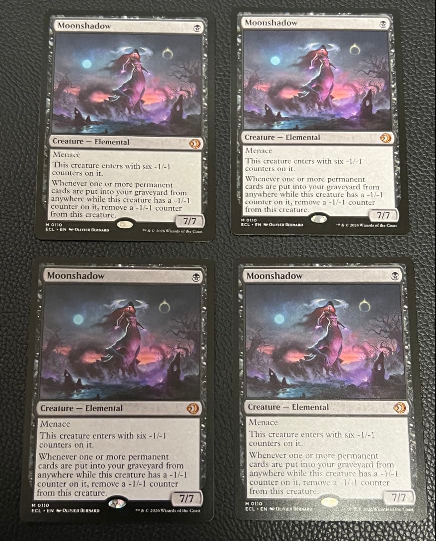 MTG 月影/Moonshadow 英語版 4枚セット