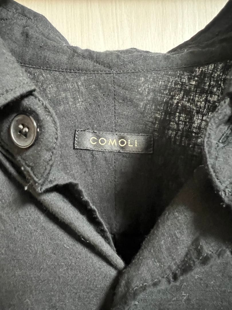 COMOLI KHADIコットン コモリシャツZ01-02011 サイズ2