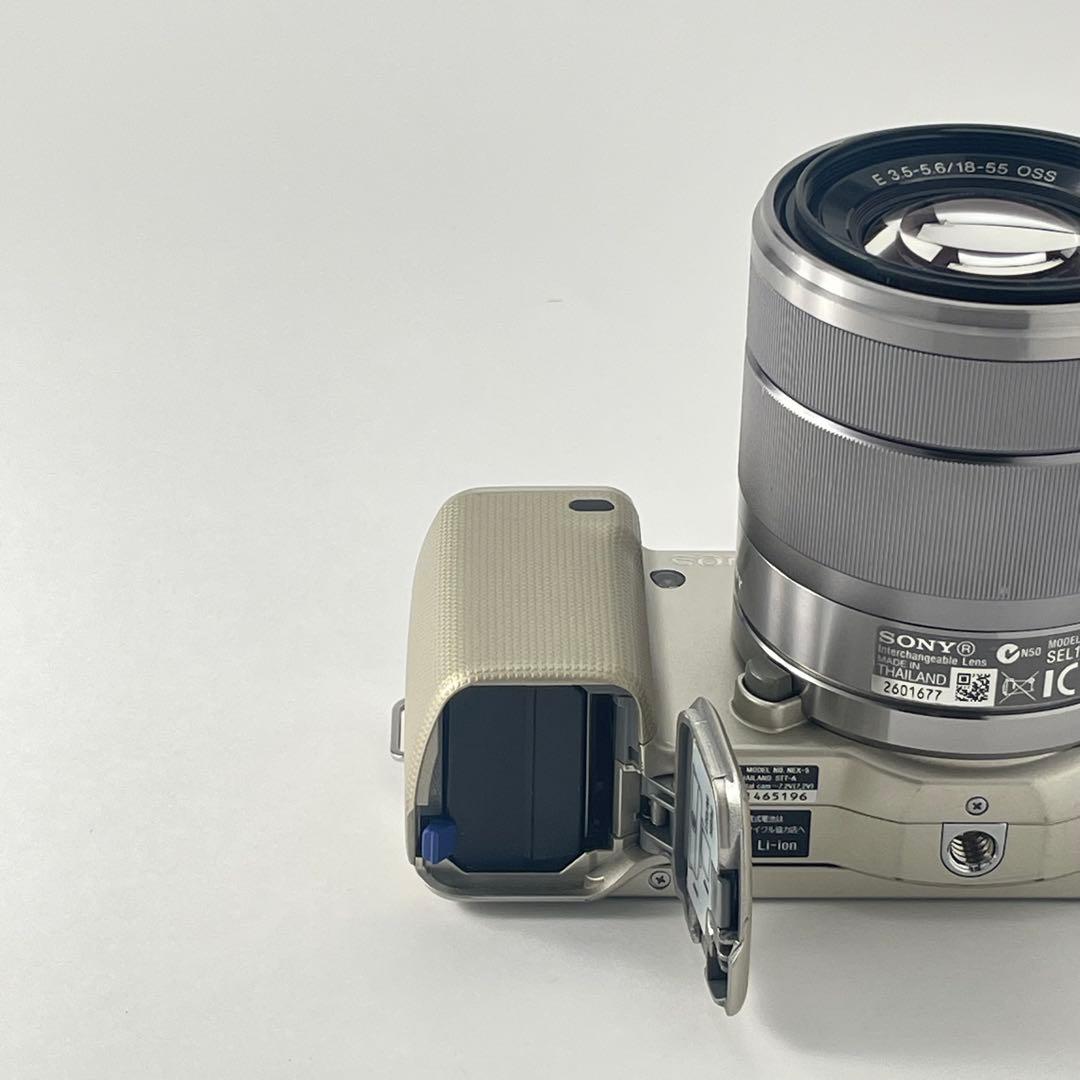 【美品・返品保証】Sony NEX-5Dゴールド レンズキット
