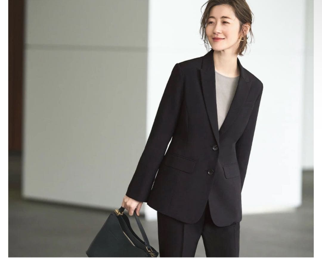 まな 新品 RUIRUE BOUTIQUEスタイリッシュビジネススー 黒