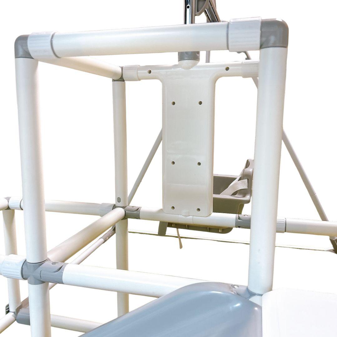 野中製作所 おりたたみ わんぱくスライダージム ブランコ付DX グレーホワイト