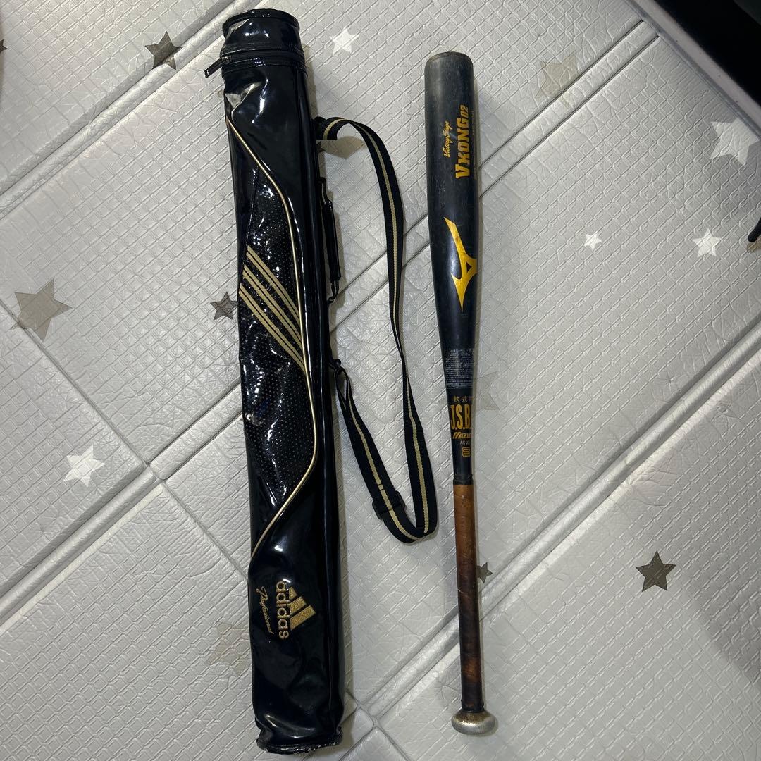 Mizuno VKONG 02 軟式バット HS700⭐︎バットケース付き