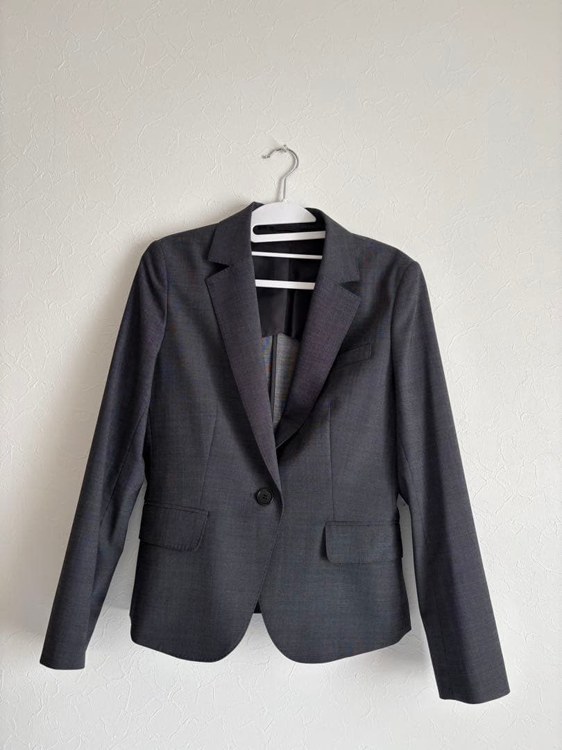 ザ・スーツカンパニー セットアップ ストレッチスーツ ダークグレー あずき