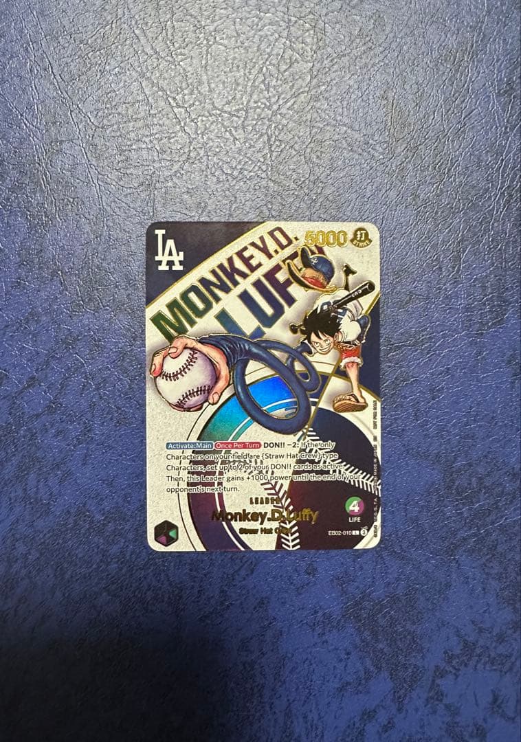 ワンピースカード ドジャース　ルフィ プロモ