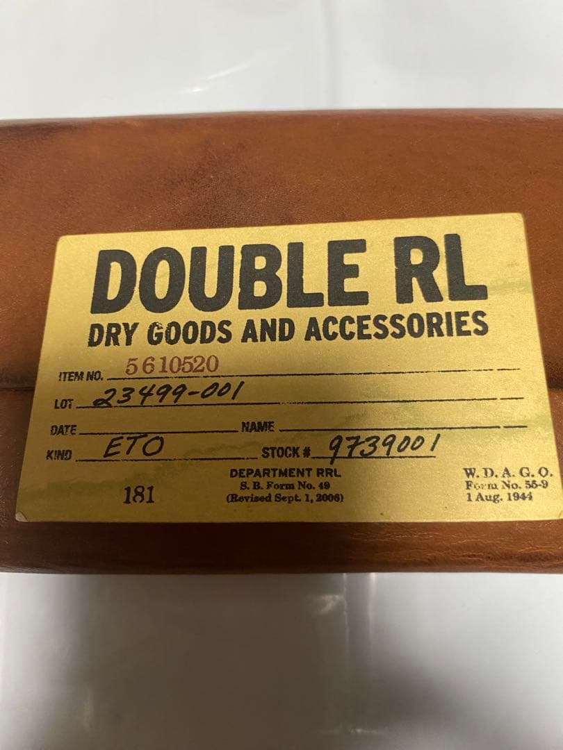 DOUBLE RL & CO コンチョトラッカーウォレット