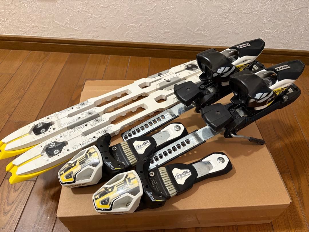 HEAD FREE FLEX PRO スキー ビンディング ホワイト/イエロー