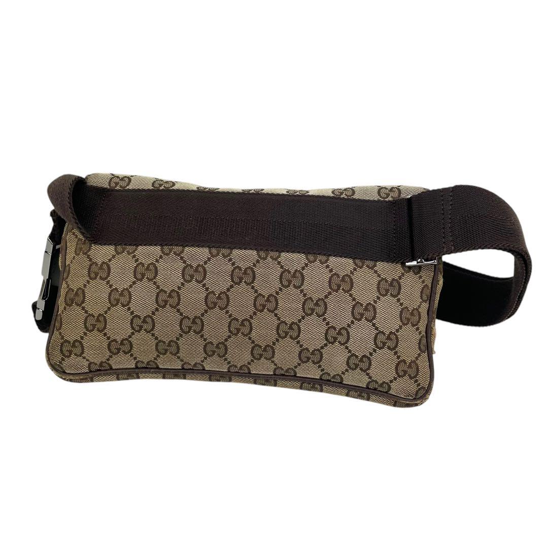 GUCCI グッチ ウエストポーチ　GGキャンバス　ボディバッグ　146304