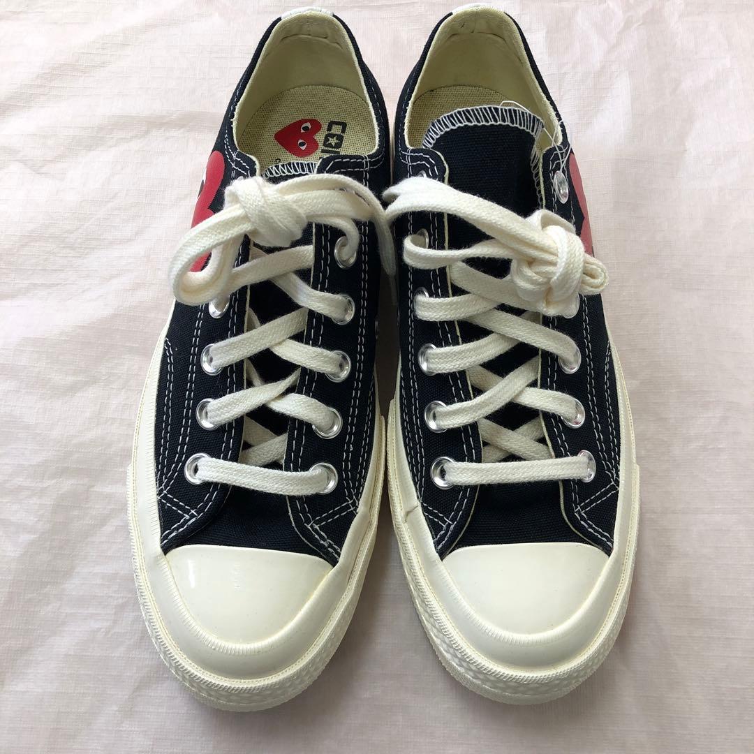 新品未使用PLAYCOMMEdesGARCONSconversコラボスニーカー