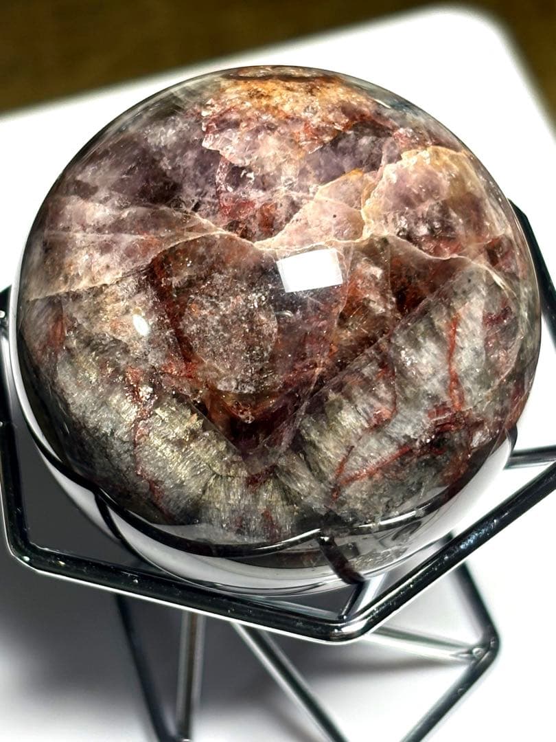 オーラライト23 スフィア47.0㎜　（新品未使用）レッド高品質　シラーあり