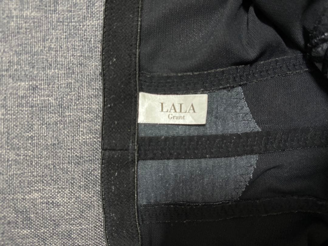 グラントイーワンズ　LALA ハイウエストガードル　ブラック×ホワイト　82