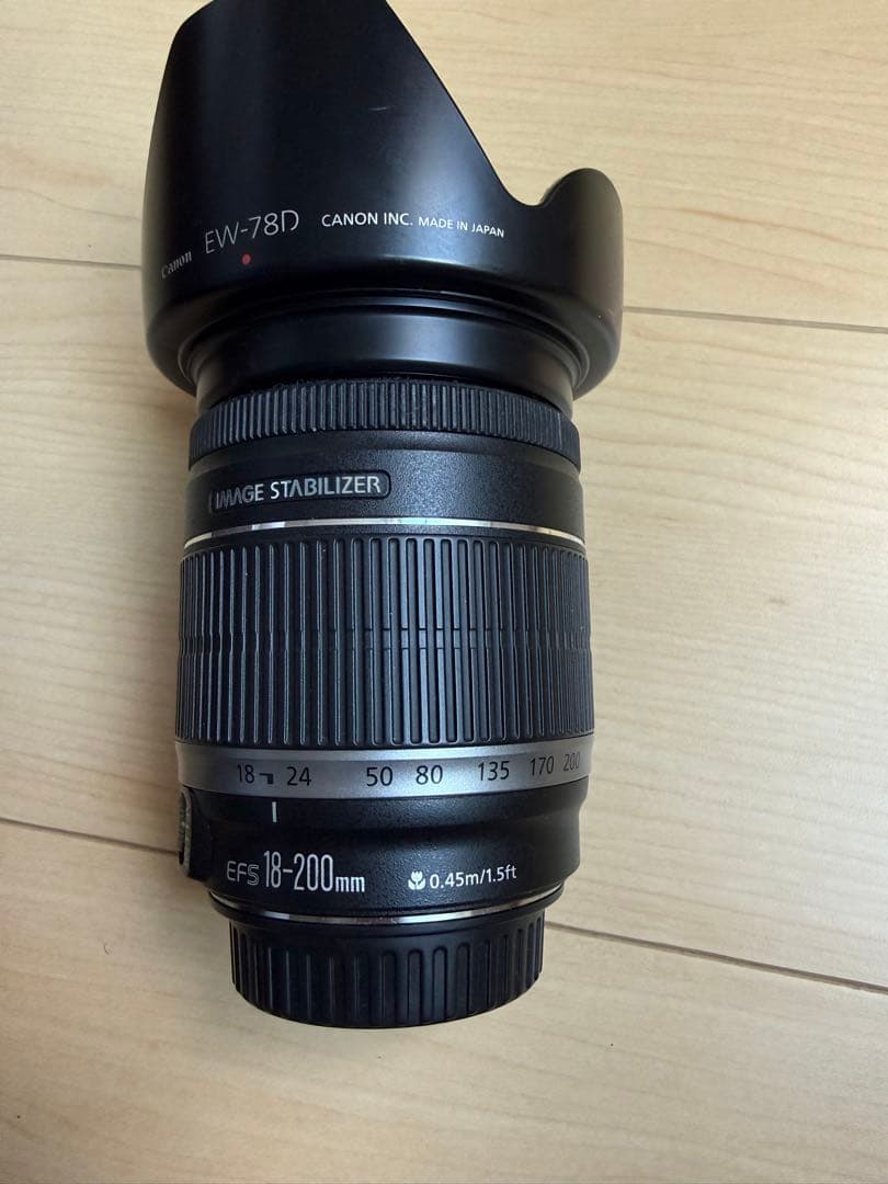 レンズ(ズーム) Canon EF-S 18-200mm f/3.5-5.6
