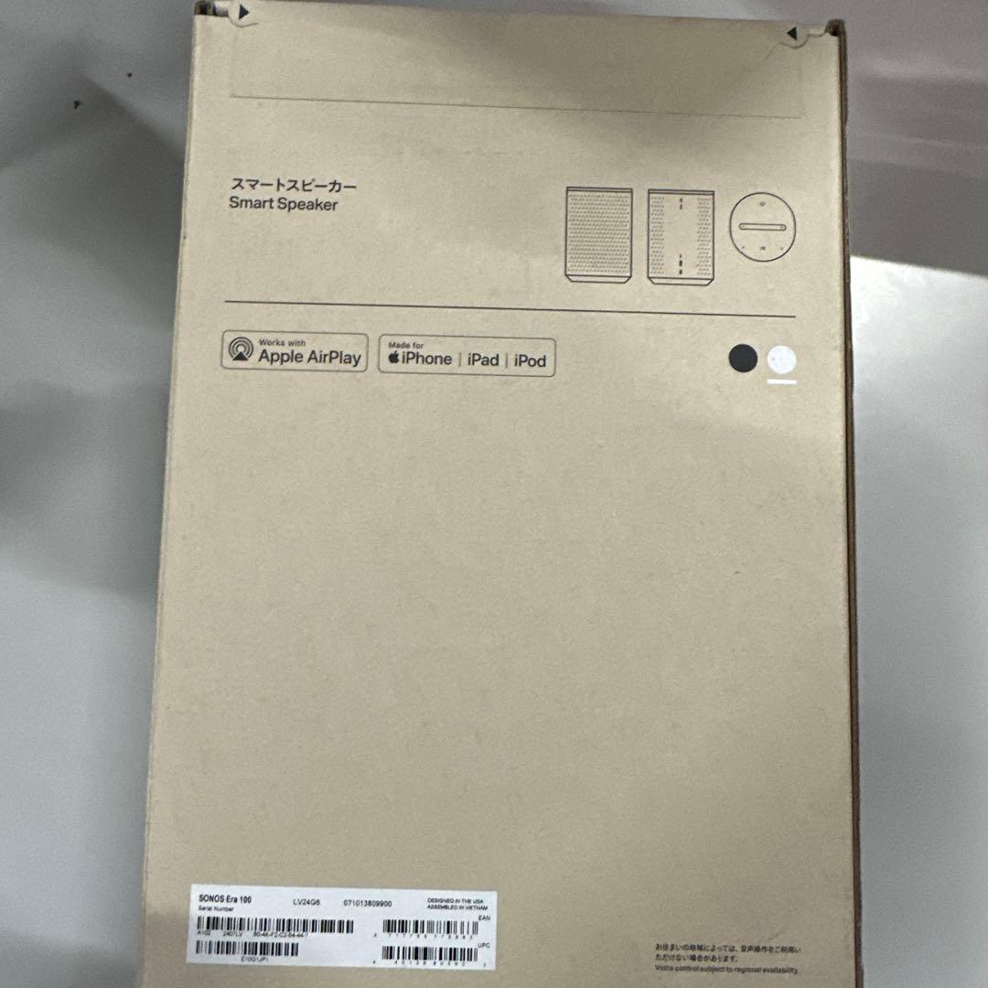 Sonos Era 100 スマートスピーカー サラウンドリヤスピーカー