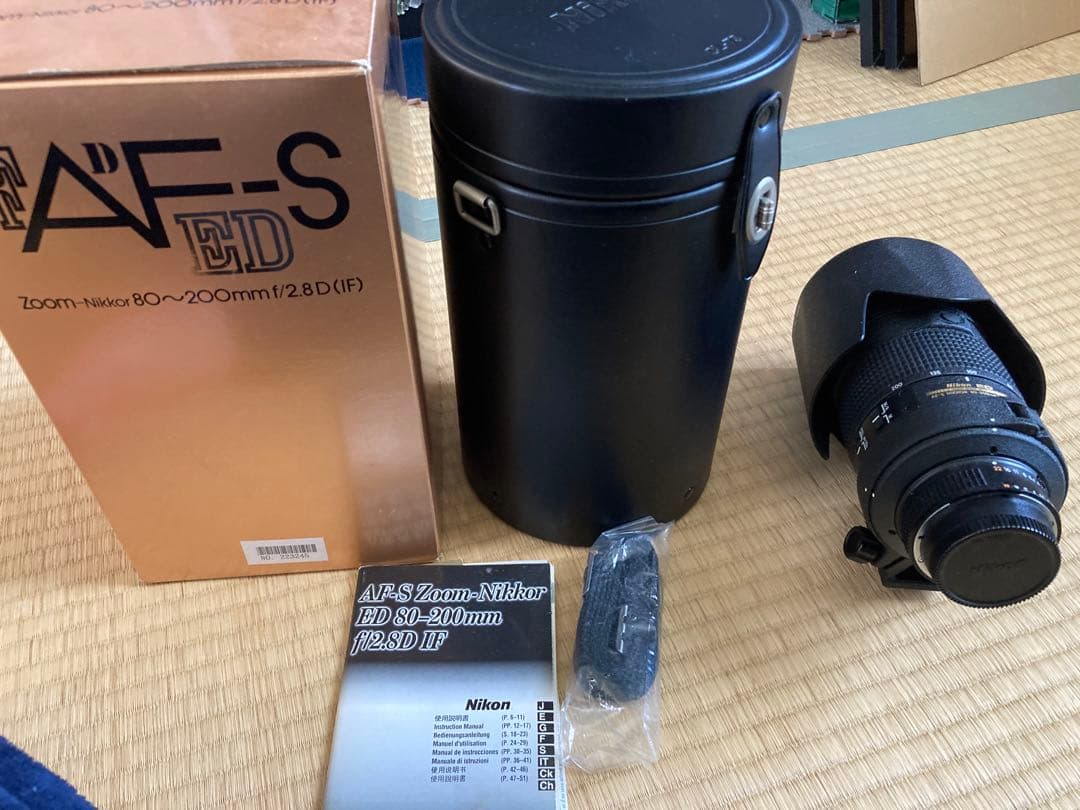 nikon af-s zoom-nikkor ED80〜200