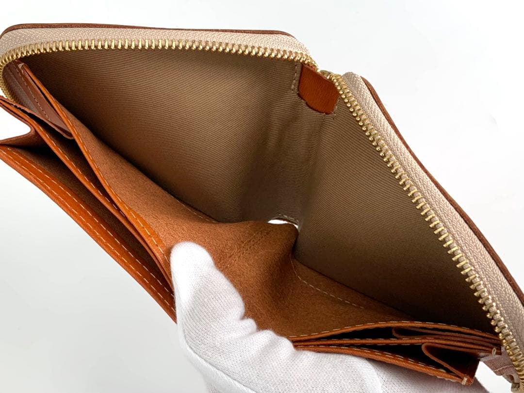 最終値下♪HUKURO フクロ 二つ折り財布 大きく開く小さな財布