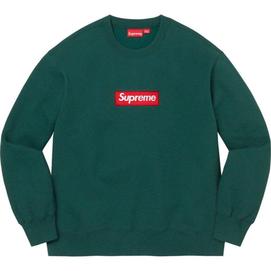 Supreme 22F/W Boxロゴ Crewneck ボックスロゴ　パーカー