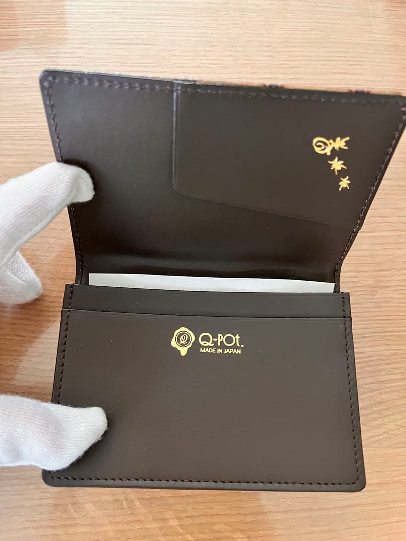 Q-pot 板チョコ カードケース 名刺入れ
