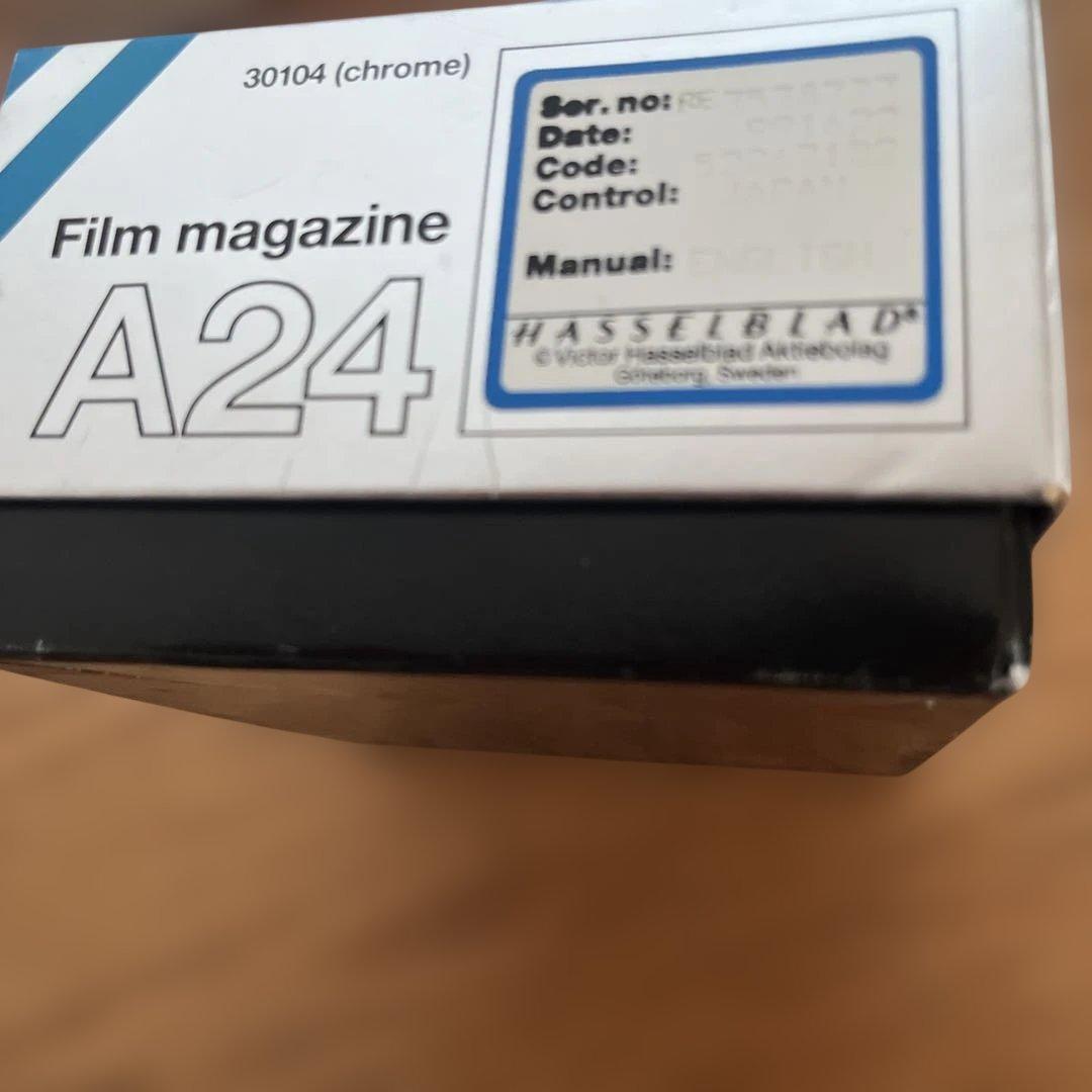 ハッセルブラッド　フィルムマガジン　クローム　A24 30104 美品