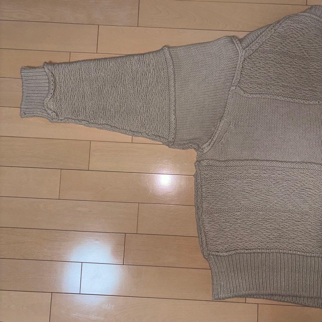 【Name.】21AW PATCHWORK KNIT SWEATER 1