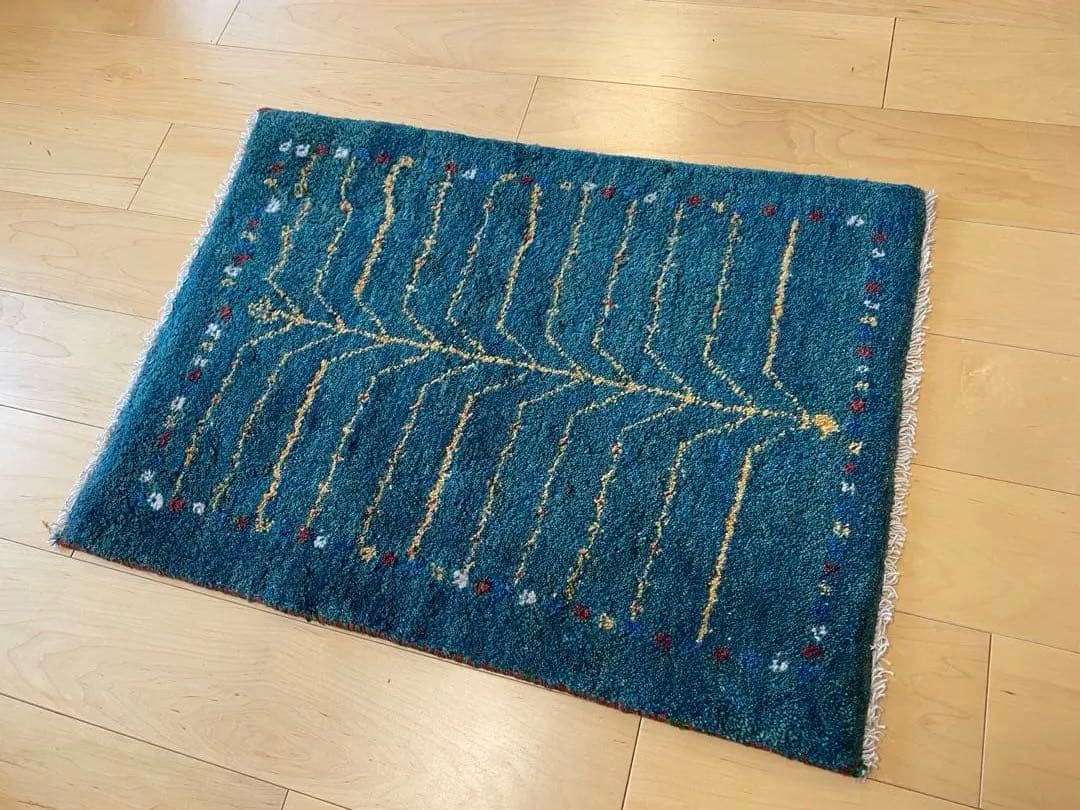 イラン製ギャッベ 玄関マットサイズ (61×83)