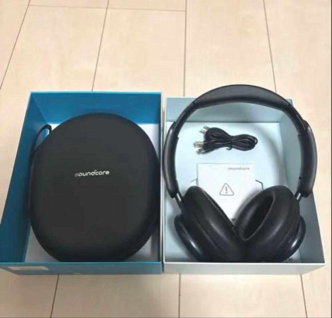 anker Q45 ブラック　ウルトラノイズキャンセル　ヘッドホン