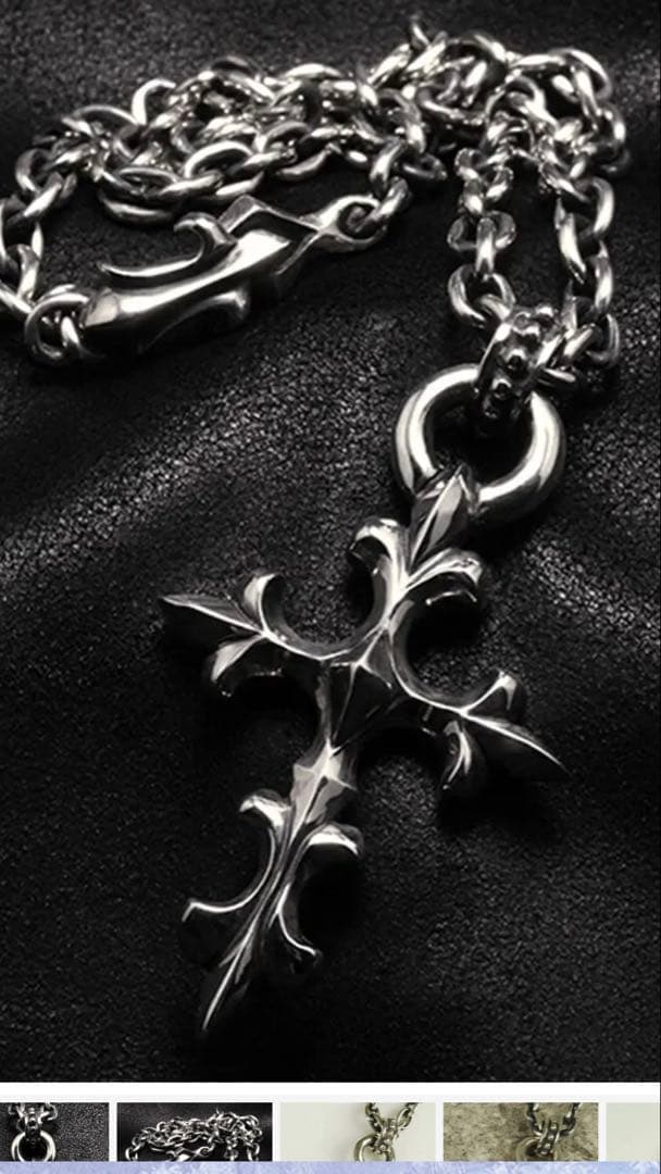 【正規品】ラウドスタイルデザイン シルバー クロスペンダント ネックレス