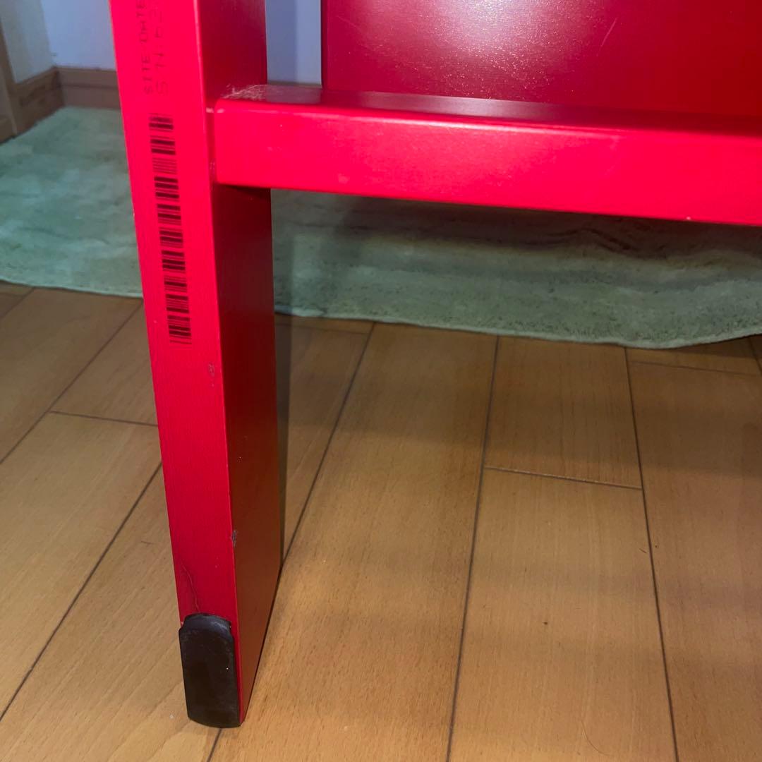 【良品】ストッケ トリップトラップ ハイチェア　レッド　S/N シリアル6