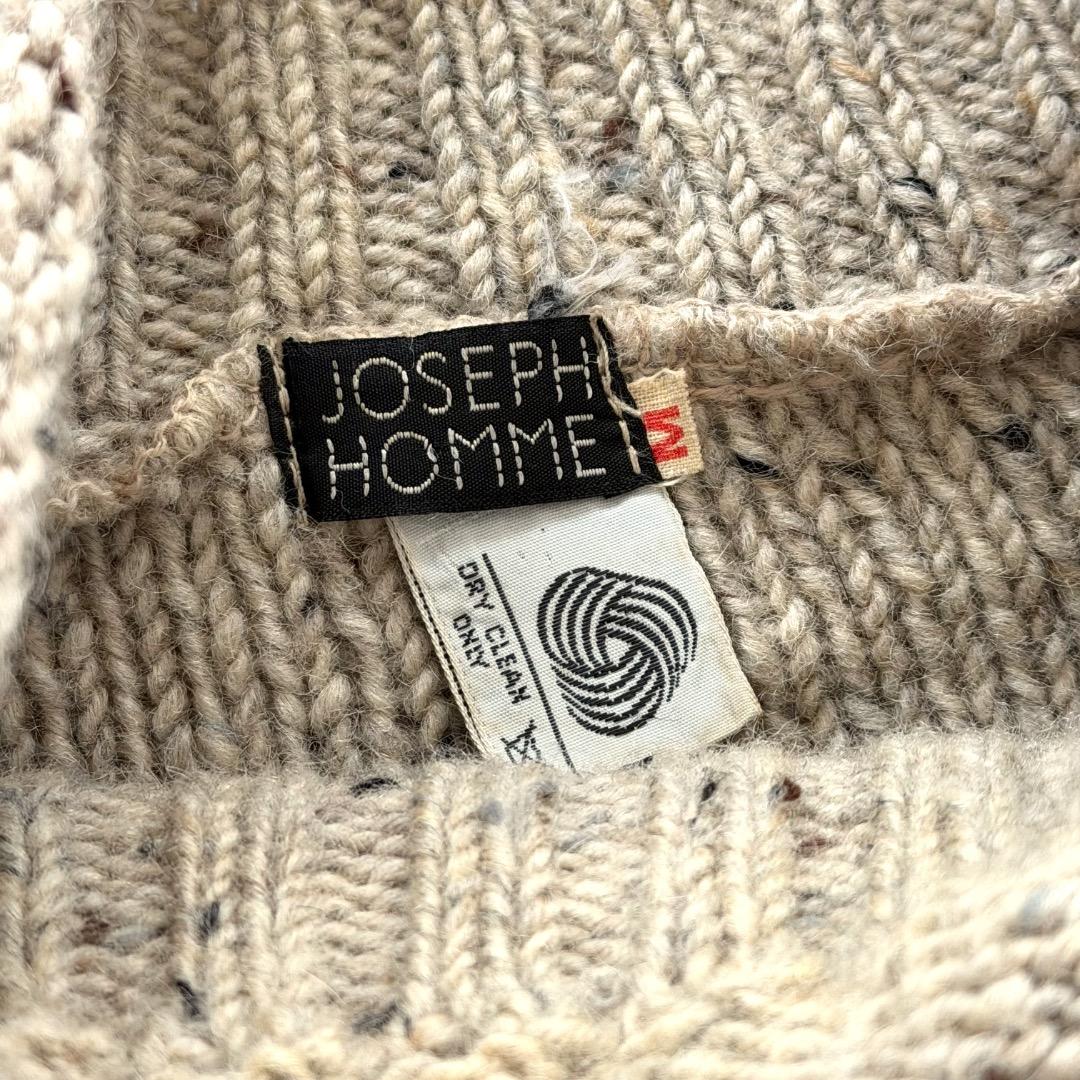 【Vintage】JOSEPH HOMME ハイネックセーター M ベージュ