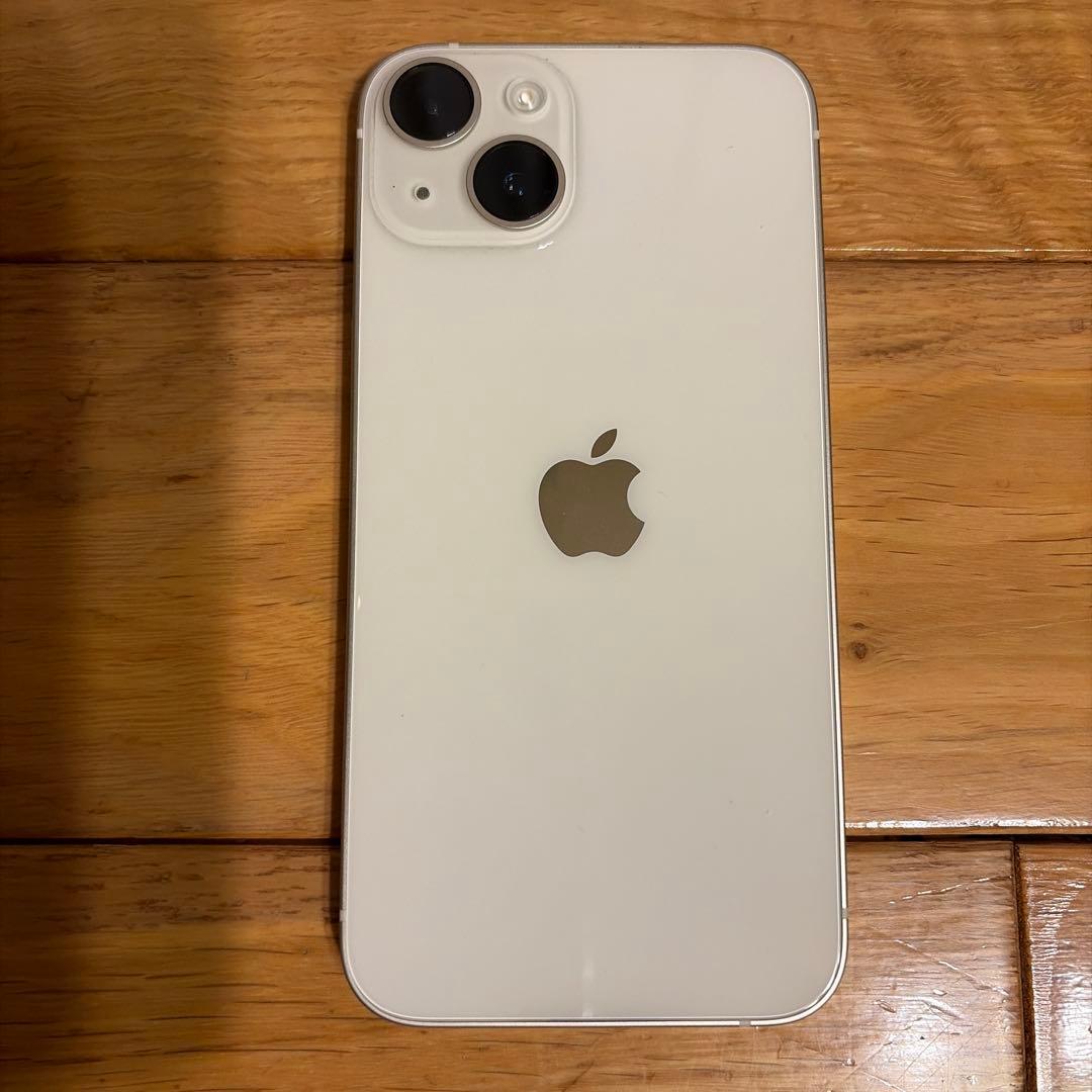 Apple iPhone 14 スターライト本体 充電ケーブル付き　SIMフリー