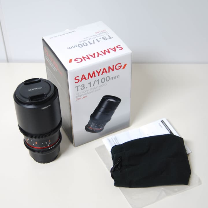 SAMYANG T3.1/100mm MFT 望遠マクロレンズ シネマレンズ