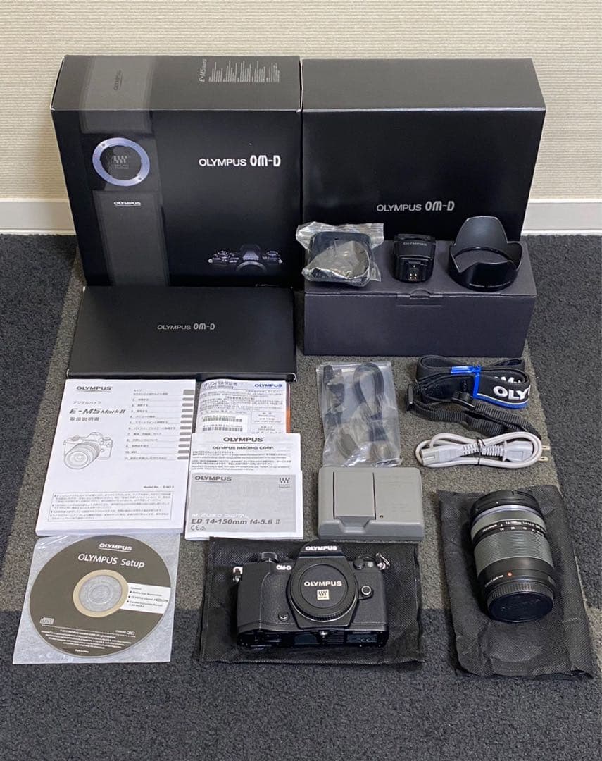 訳あり OLYMPUS OM-D E-M5II ミラーレス 一眼カメラ レンズ