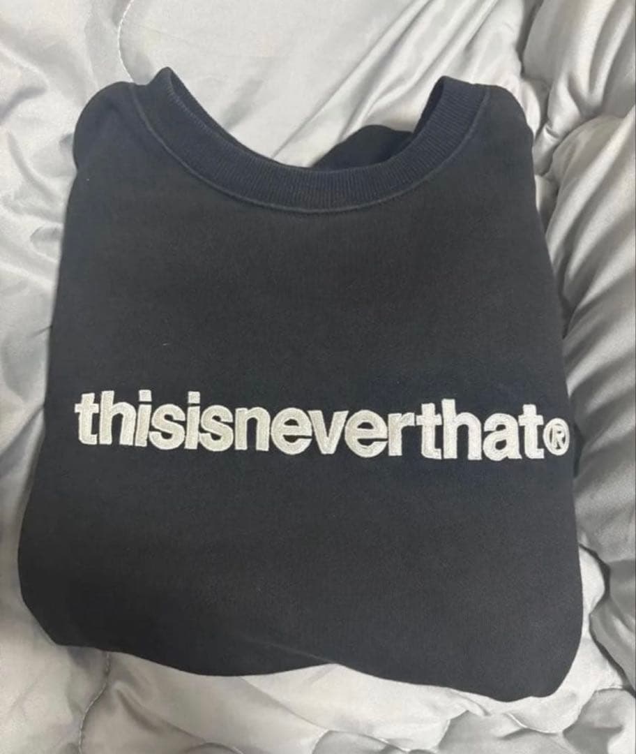 は*な様 thisisneverthat ブラック スウェット