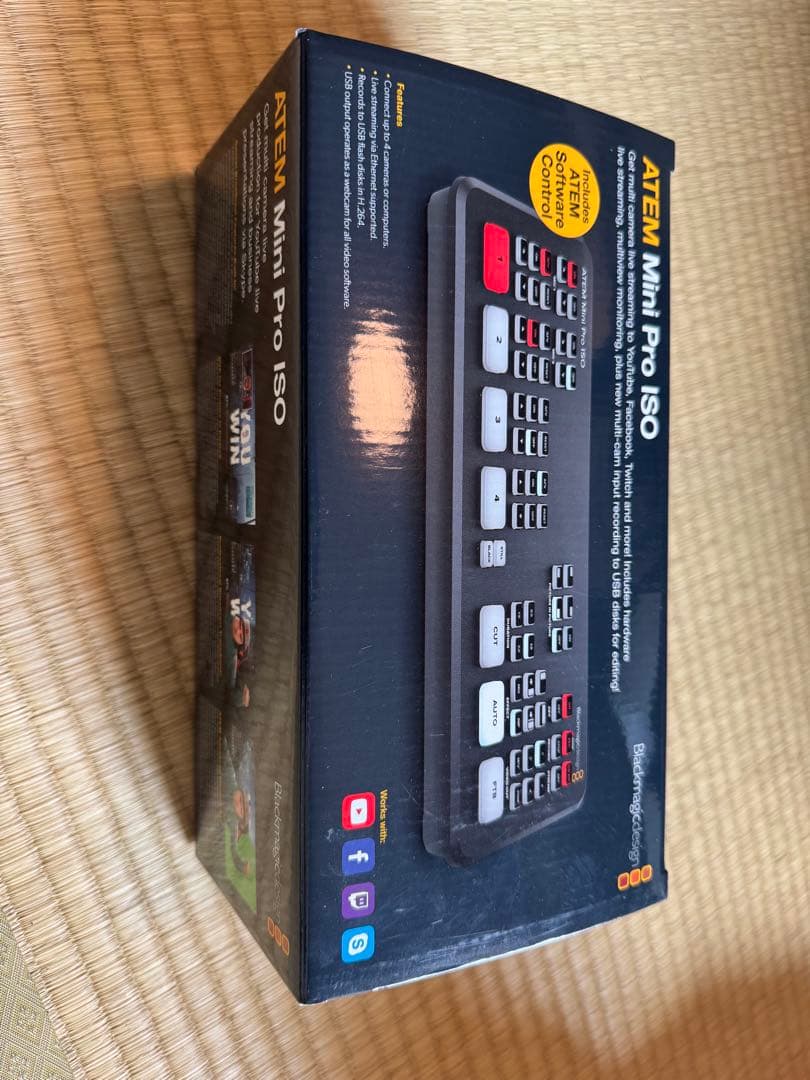 分配器・切替器 ATEM Mini Pro ISO