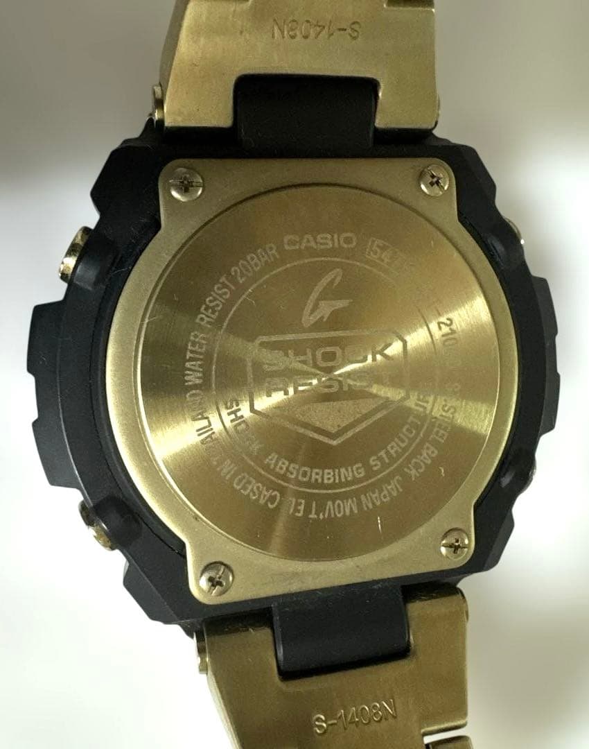 G-SHOCK GST-210GD-1AJF ゴールド/ブラックCASIO時計