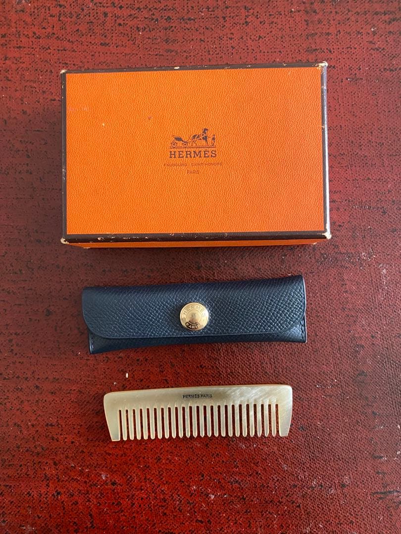 HERMES コーム ケース付き