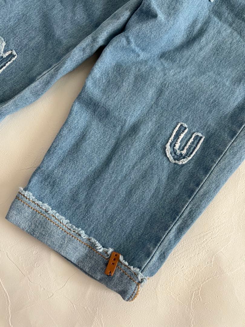 【yuka*tomo さま】nixnut ロゴデニムパンツ 110cm