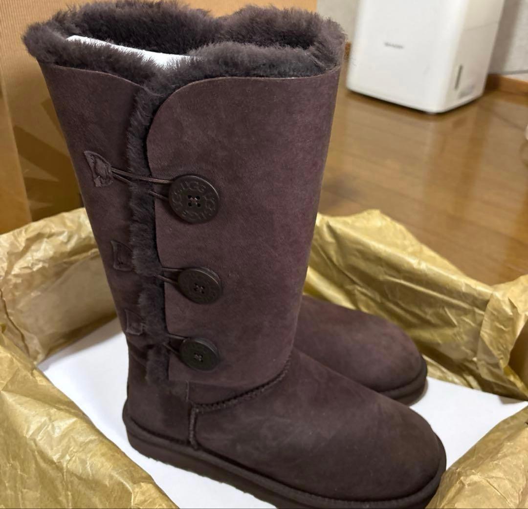 【新品】　UGG ムートンブーツ チョコレート 24cm